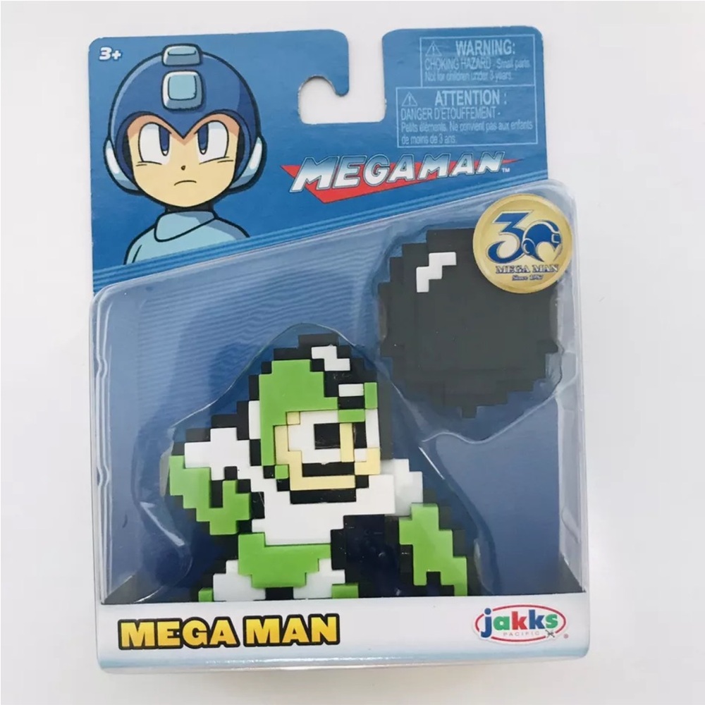 MEGA MAN HYPER BOMB 8-Bit 2.5" Figure JAKKS PACIFIC 30th Anniversary Megaman
